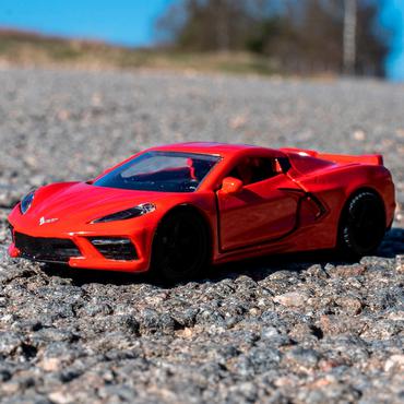 Siku Chevrolet Corvette Stingray Sportsbil model Formonterede 1:50