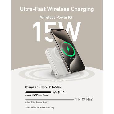 Anker 633 Magnetic WL Power Bank 10000mAh White