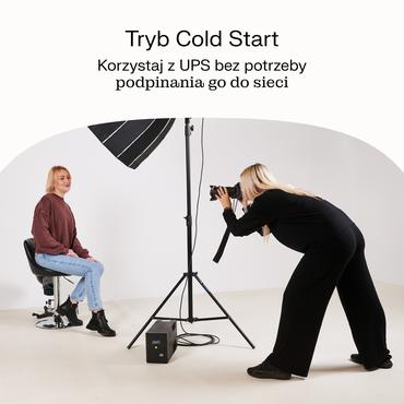 Green Cell UPSLP700 UPS-enhed Interaktivt indgangsstik 1 kVA 700 W 4 AC stikkontakt(er)