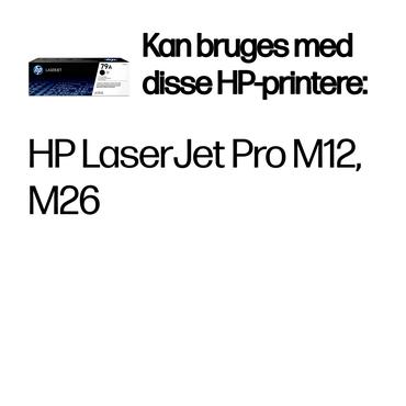HP 79A - svart - original - LaserJet - tonerkassett (CF279A)
