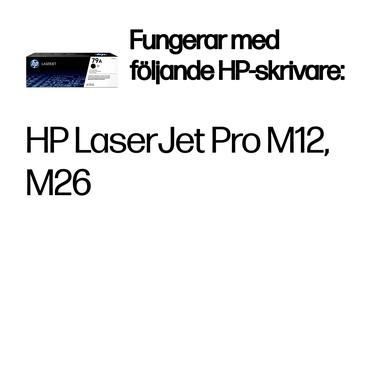 HP 79A - svart - original - LaserJet - tonerkassett (CF279A)
