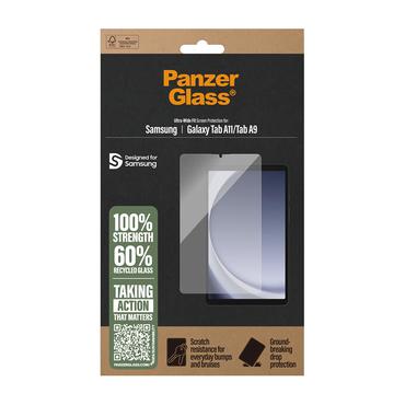 PanzerGlass &reg; Sk&aelig;rmbeskyttelse Samsung Galaxy Tab A11 | Tab A9 | Ultra-Wide Fit