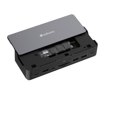 Verbatim CDS-15S Ledningsf&oslash;rt USB 3.2 Gen 1 (3.1 Gen 1) Type-C Sort, Gr&aring;