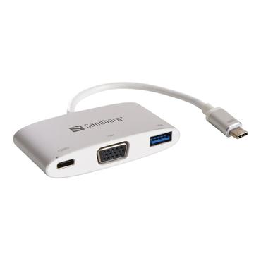 Sandberg USB-C Mini Dock VGA+USB