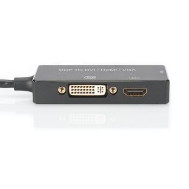 Digitus AK-340419-002-S videokabel adapter 0,2 m Mini DisplayPort DVI-D Sort