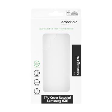 Essentials Samsung Galaxy A26 recycled TPU-bagsidecover, gennemsigtig