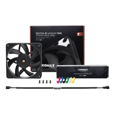 Noctua chromax NF-A12x15 PWM.black.swap