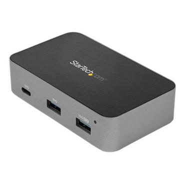StarTech.com 3 Port USB C 3.1 Gen 2 Hub with Ethernet Adapter, 10Gbps USB Type C to 2x USB-A & 1x USB-C Ports, USB Hub w/ BC 1.2 Phone Fast Charging, Superspeed 10Gbps USB C Hub with GbE