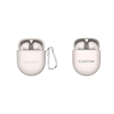 Canyon Bluetooth Headset TWS-6   Gaming Mode/BT 5.3    beige retail