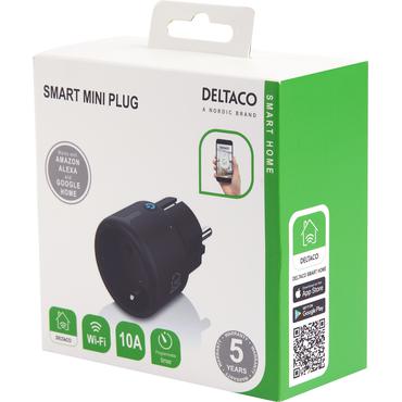 DELTACO SH-P01M-B - smart stik - 802.11b/g/n - sort