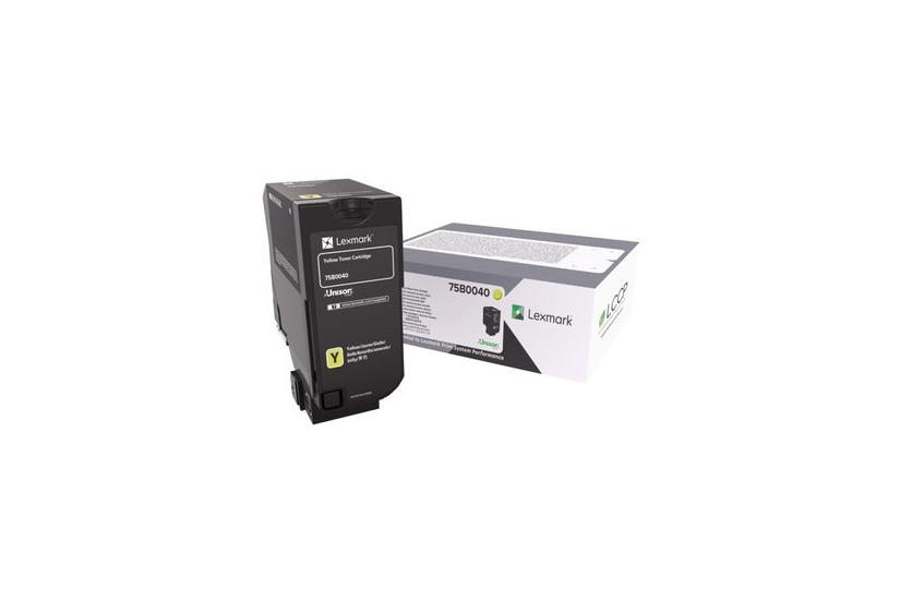 Lexmark - gul - original - tonerkassett