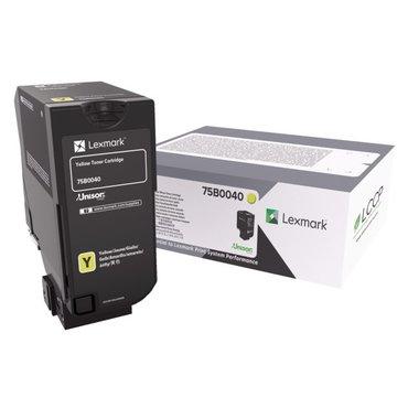 Lexmark - gul - original - tonerkassett