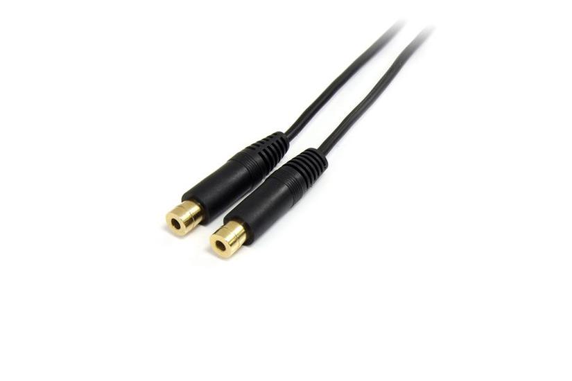 StarTech.com 6 in. 3.5mm Audio Splitter Cable - Stereo Splitter Cable - Gold Terminals - 3.5mm Male to 2x 3.5mm Female - Headphone Splitter (MUY1MFF) - ljudsplitter - 15.2 cm