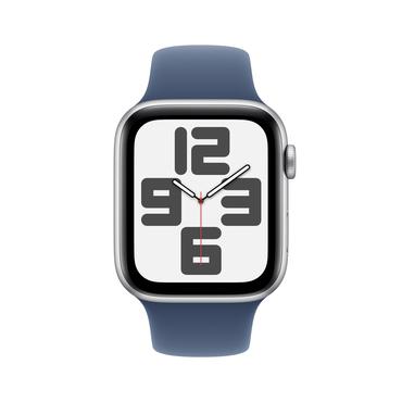 Apple Watch SE OLED 44 mm Digital 368 x 448 pixel Berøringsskærm Sølv Wi-Fi GPS (satellit)
