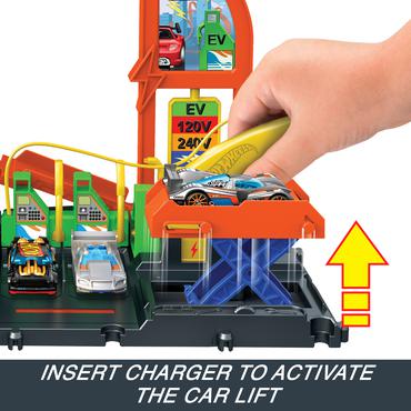 Hot Wheels City Super ladestation