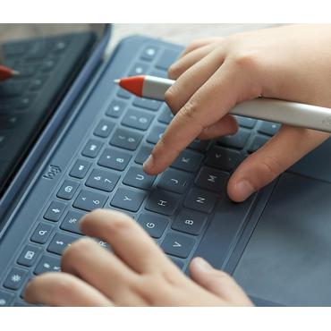 Logitech Rugged Combo 3 Touch for Education - tastatur og folio-kasse - med trackpad - QWERTY - UK Indgangsudstyr