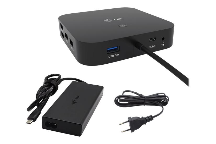 i-Tec - dockingstation - USB-C / USB4 / Thunderbolt 3 / Thunderbolt 4 - HDMI, 2 x DP++ - 1GbE