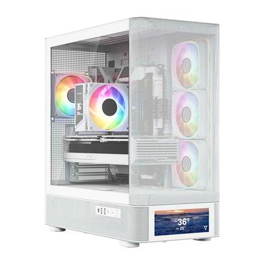 Modecom Chassi - Midi Tower - ATX, micro ATX, Mini-ITX - 2,5, 3,5 tum - 18,0 cm - 7