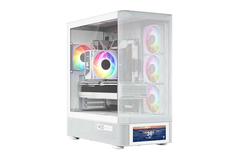 Modecom Chassi - Midi Tower - ATX, micro ATX, Mini-ITX - 2,5, 3,5 tum - 18,0 cm - 7