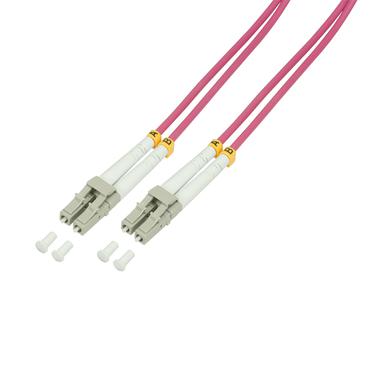 LogiLink 3m, LC - LC InfiniBand og fiberoptisk kabel Violet