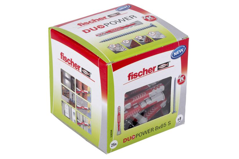 Fischer DUOPOWER 8 x 65 S LD Udvidelsesanker 65 mm
