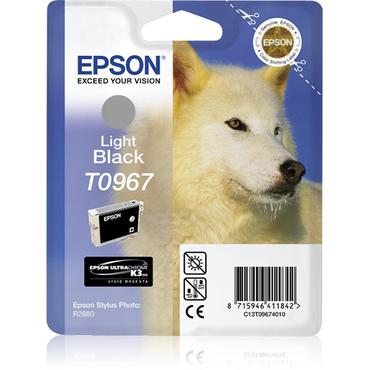 Epson T0967 - lys sort - original - bl&aelig;kpatron
