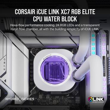 CORSAIR iCUE Link XC7 RGB ELITE - CPU-vandblokering til flydende kølesystem