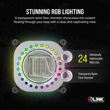 CORSAIR iCUE Link XC7 RGB ELITE - CPU-vandblokering til flydende kølesystem