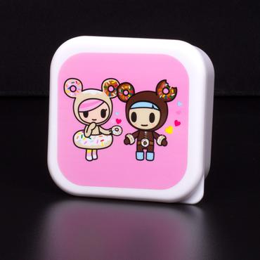 Thumbs Up 1002240 madkasse Frokostbokssæt Lyserød, Hvid 4 stk