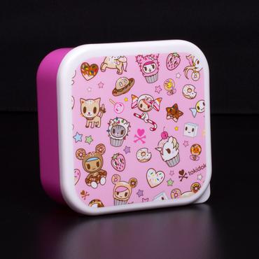 Thumbs Up 1002240 madkasse Frokostbokssæt Lyserød, Hvid 4 stk