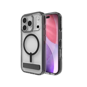 ZAGG Santa Cruz Snap Kickstand mobiltelefon etui 16 cm (6.3") Cover Sort, Transparent