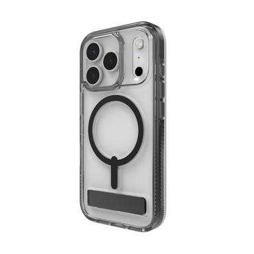 ZAGG Santa Cruz Snap Kickstand mobiltelefon etui 16 cm (6.3") Cover Sort, Transparent