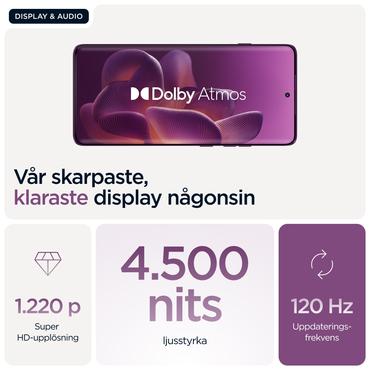 Motorola Edge 60 Pro - pantone sprudlende drue - 5G smartphone - 512 GB - GSM