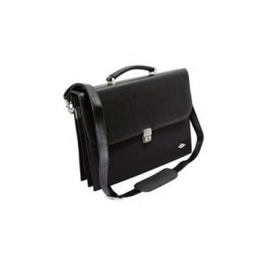Wedo Ladies Flap-Over Briefcase Dametaske Sort