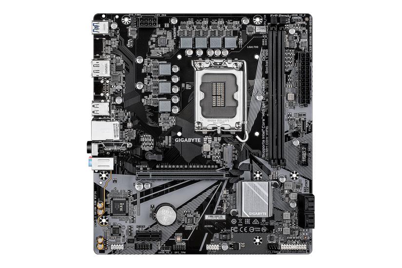 GIGABYTE Bundkort - Intel H610 - LGA 1700 - micro ATX - DDR5-SDRAM - Gigabit Ethernet