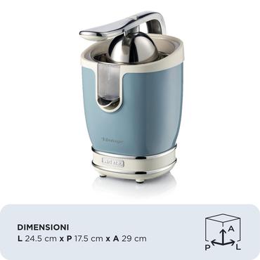 Vintage Zitruspresse (hellblau/creme)