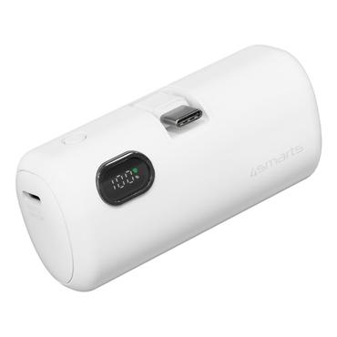 4smarts 541657 powerbank Lithium-Ion (Li-Ion) 5000 mAh Hvid