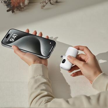 4smarts 541657 powerbank Lithium-Ion (Li-Ion) 5000 mAh Hvid