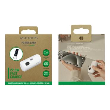 4smarts 541657 powerbank Lithium-Ion (Li-Ion) 5000 mAh Hvid