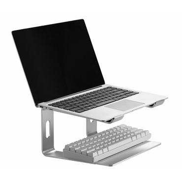 Gembird NBS-D1-01 laptop stativ Aluminium, Sølv 39,6 cm (15.6")