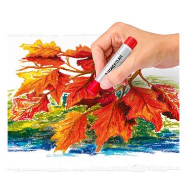 STAEDTLER karat - f&auml;rgkrita - svart, r&ouml;d, bl&aring;, gr&ouml;n, violett, magenta, ljusorange, gr&aring;, olivgr&ouml;n, vit, hookersgr&ouml;n, Van Dyck-brun, metalliskt gr&ouml;n, karminr&ouml;d, ljusgul, pilgr&ouml;n, vinr&ouml;d, cyan, ljus ockra, gyllene ockra, h&ouml;gr&ouml;d, glaci&auml;rbl&aring; (paket om 24)