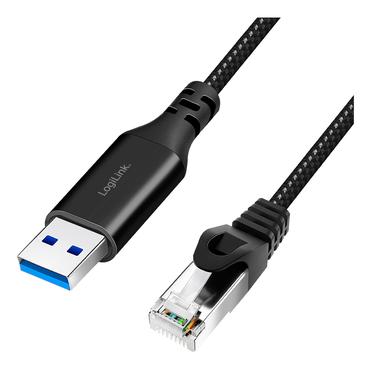 LogiLink CU0401 netværkskabel Sort 1,5 m Cat6 S/FTP (S-STP)