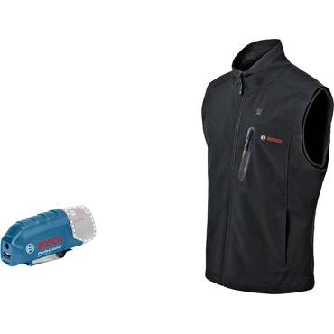 Bosch GHV 12+18V XA Professional - vest - extra large - 5 % spandex, 95 % polyester - sort