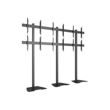 Multibrackets M Pro Series MBF3x2U 270 stativ - for videov&aelig;g / 6 LCD-sk&aelig;rme - mikro justerbar 600 - sort