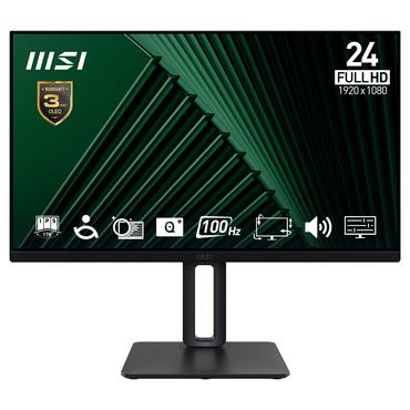 MSI PRO MP245PG skærm - 24" - 1ms,4ms - Full HD 1920x1080 ved 100Hz