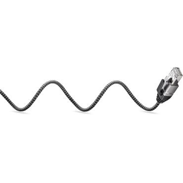 USB-C&trade; 3.1 to RJ45 Ethernet Cable, Slim, 10 m, 10 m, black - connects router, modem or network switch to USB-C&trade;