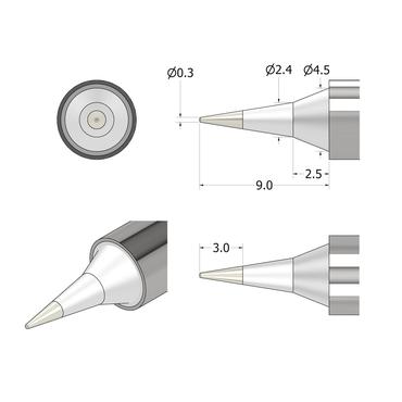 iFixit IF145-498-4 tilbeh&oslash;r til loddejern-/station 1 stk Loddespids
