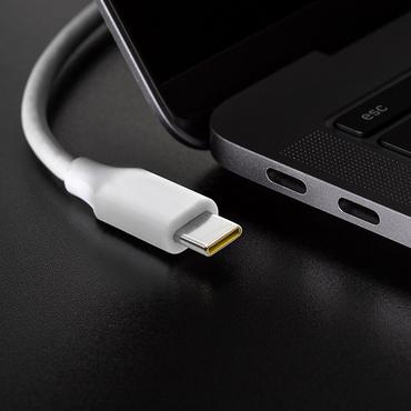 Qoltec str&ouml;madapter - 24 pin USB-C - 65 Watt