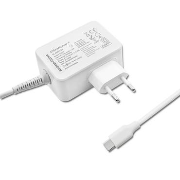 Qoltec str&ouml;madapter - 24 pin USB-C - 65 Watt
