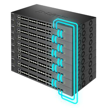 D-Link DXS 3410-32SY - switch - 28 portar - Administrerad - rackmonterbar